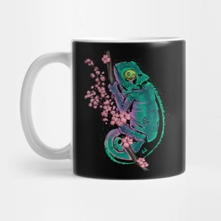 chameleons and cherry blossoms Mug